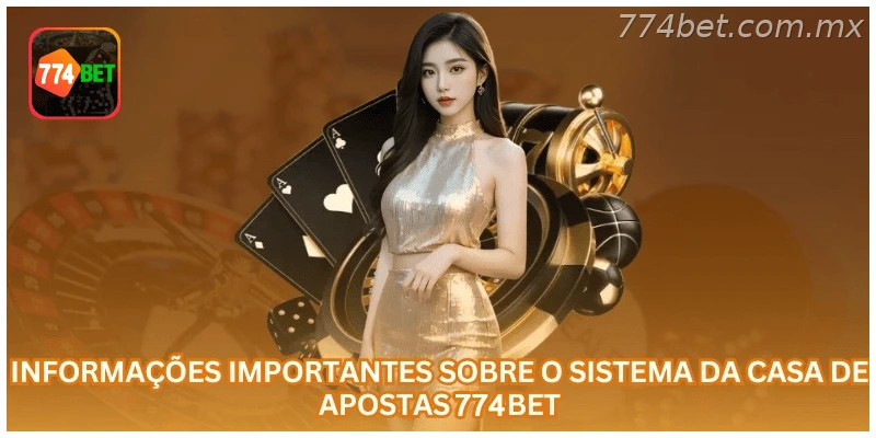 apresentação da plataforma na 774BET: tela 1 com regras, saldo em R$ e navegação oficial